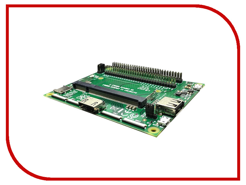 

Отладочная плата для Raspberry Pi Compute Module 3 RPI COMPUTE DEV KIT 42936