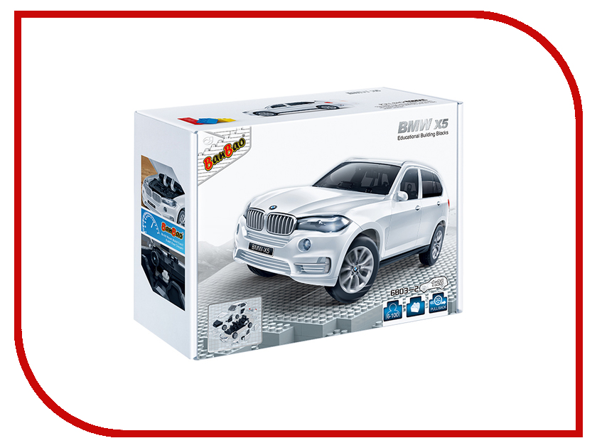 

Конструктор Banbao Машина BMW X5 1:28 6803-2 / 294016