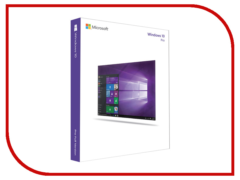 

Программное обеспечение Microsoft Windows 10 Professional 32-bit/64-bit Rus Only USB FQC-10150