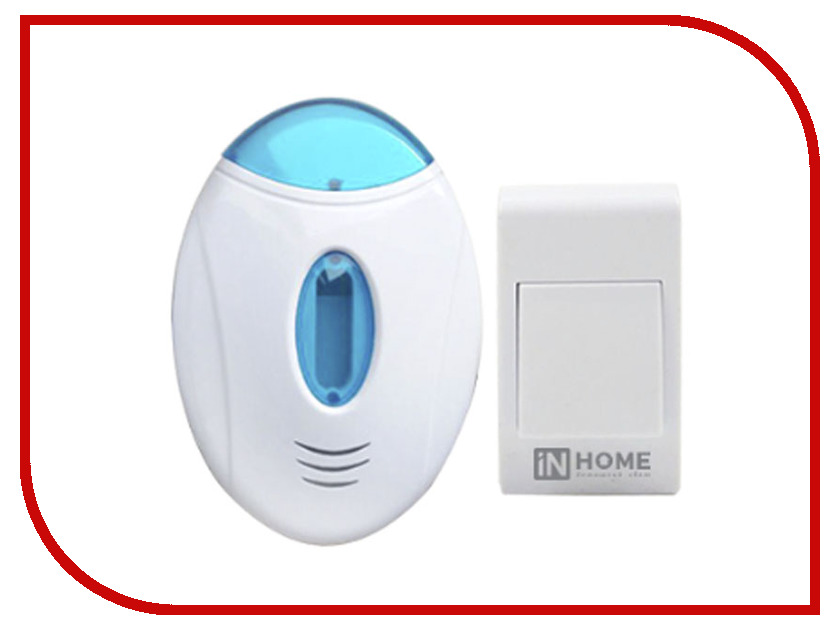 

Звонок дверной IN HOME ЗБ-3 White-Light Blue