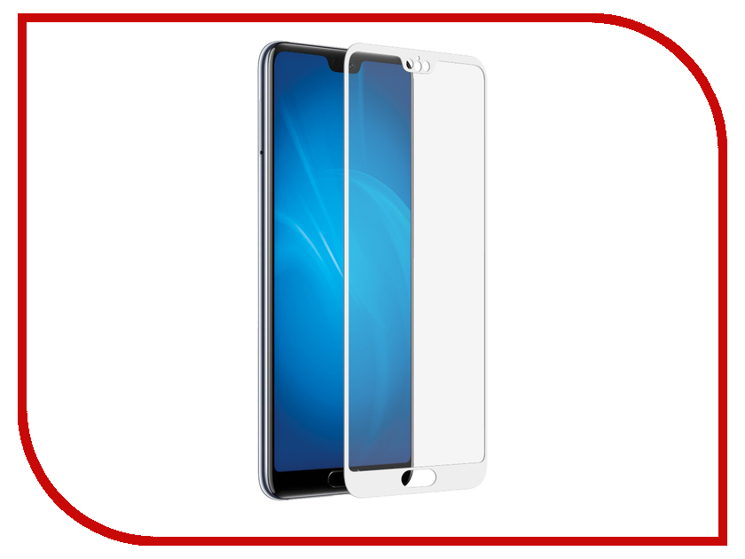 

Аксессуар Закаленное стекло Huawei P20 DF Fullscreen hwColor-39 White Frame