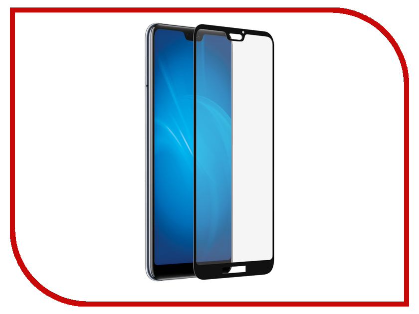 

Аксессуар Закаленное стекло DF для Huawei P20 Lite Fullscreen hwColor-40 Black Frame, hwColor-40