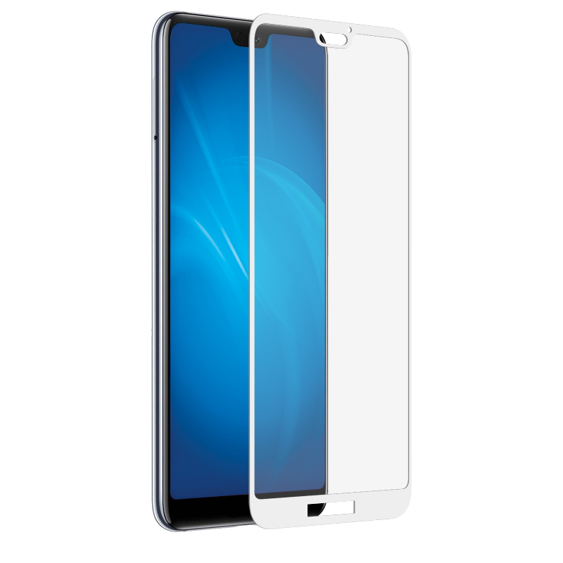 

Аксессуар Закаленное стекло DF для Huawei P20 Lite Fullscreen hwColor-40 White Frame, hwColor-40