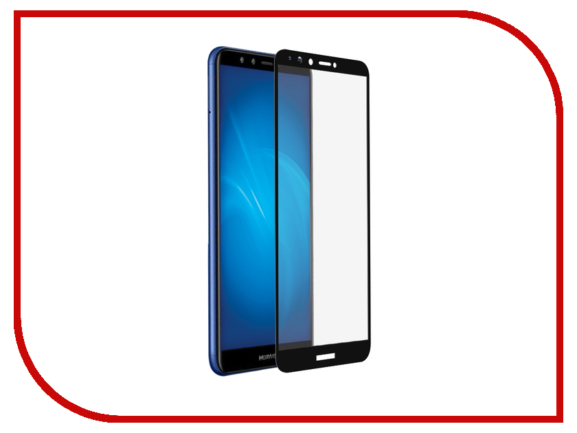 

Аксессуар Закаленное стекло Huawei Y9 2018 DF Fullscreen hwColor-42 Black Frame