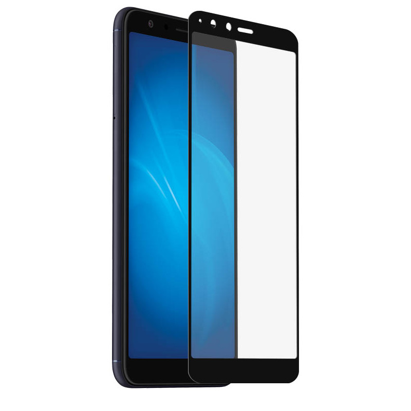 

Аксессуар Закаленное стекло DF для ASUS ZenFone Max Plus M1 ZB570TL Fullscreen aColor-14 Black Frame, aColor-14