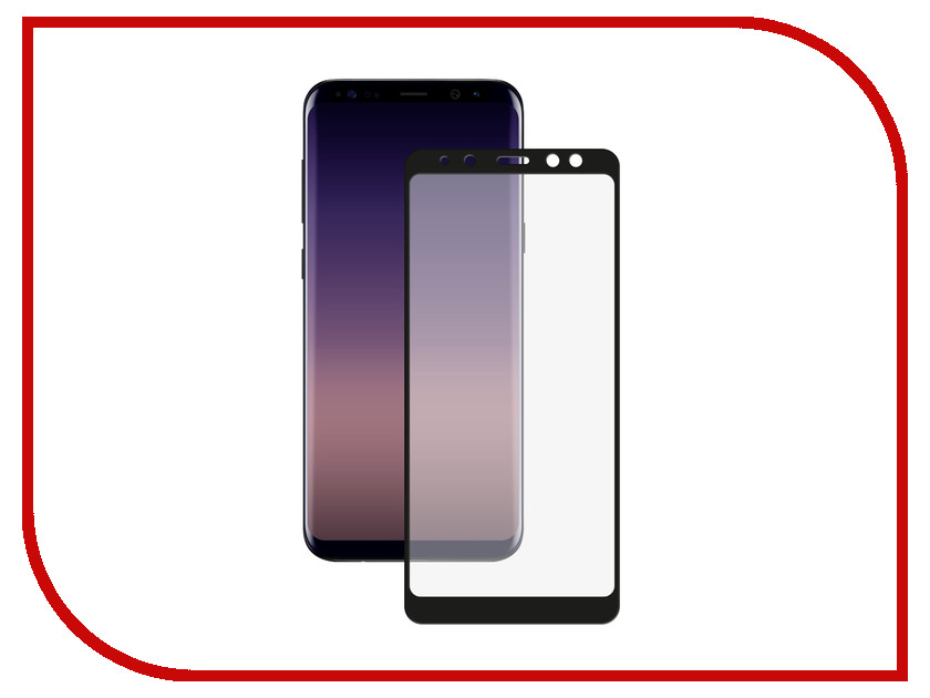 

Аксессуар Защитное стекло Samsung Galaxy A8 Snoogy 3D FullGlue Black Sn-TG-3D-SA8-blk