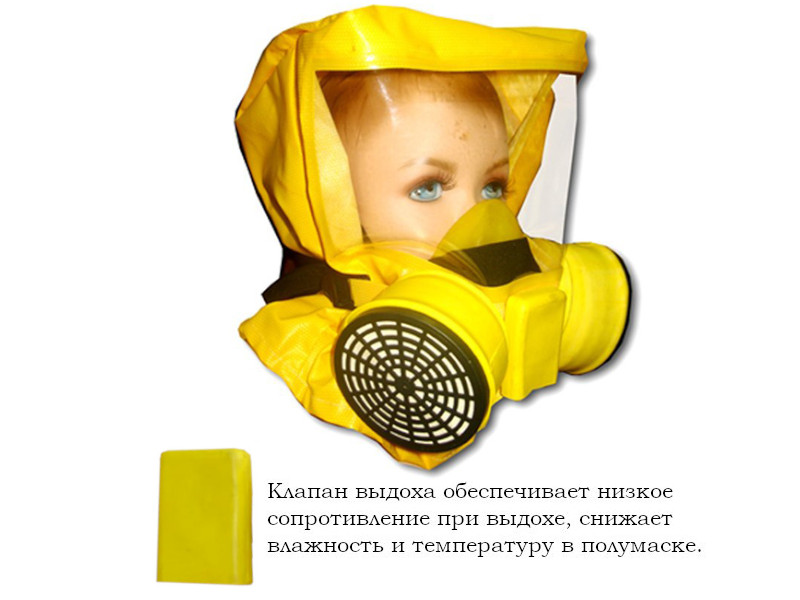 фото Самоспасатель Шанс-Е с полумаской для детей ч/м