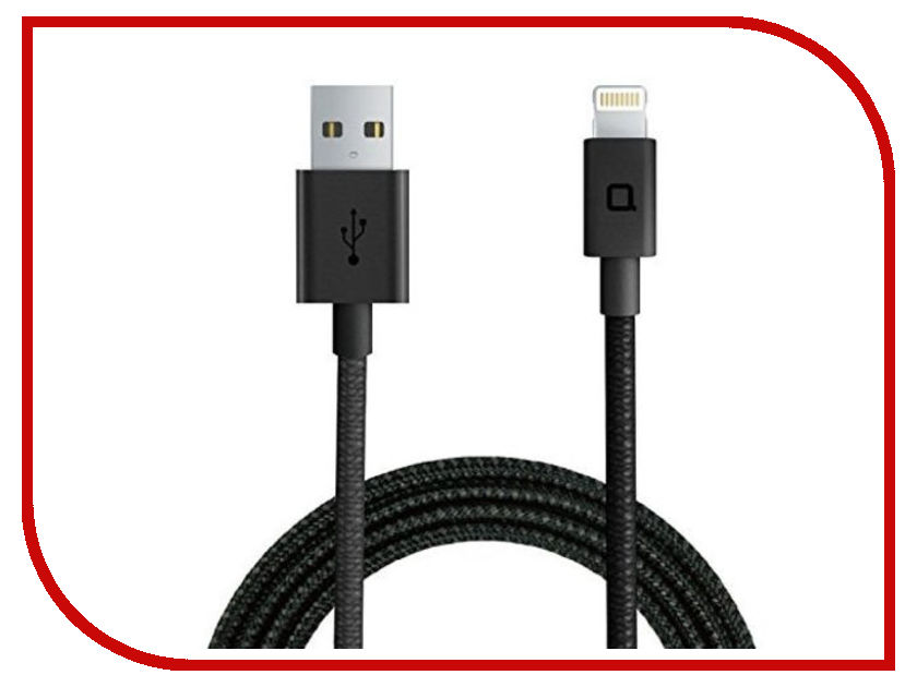 

Аксессуар Nonda Fiber Edition Lightning to USB 1.2m ZULCBK4SC