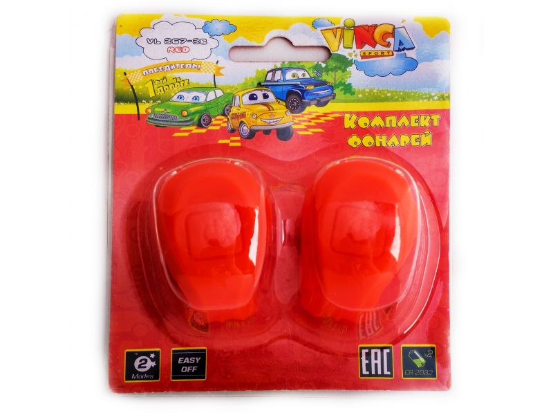 

Комплект фонарей Vinca Sport VL 267-2B Kids Red, VL 267-2B Kids