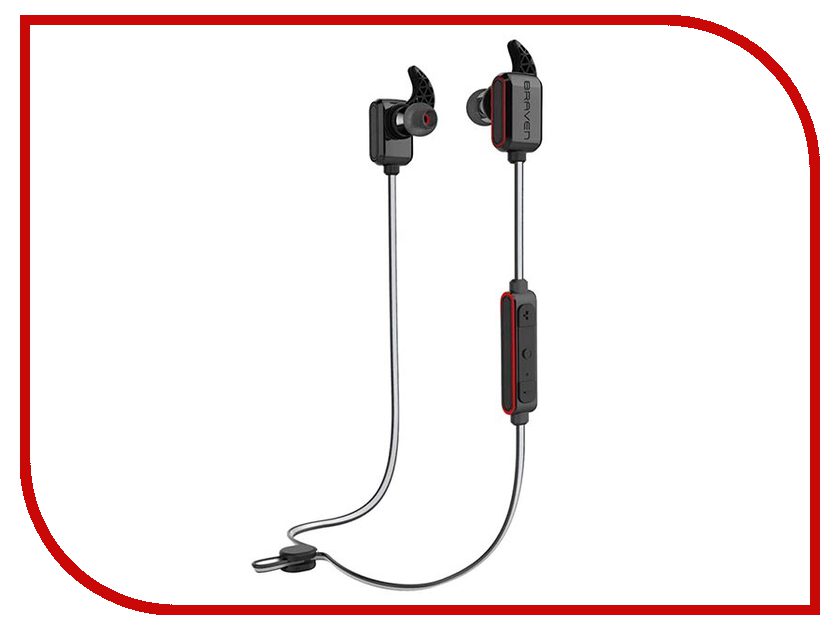 

BRAVEN Flye Sport Reflect earbuds Grey-Red, Flye Sport Reflect