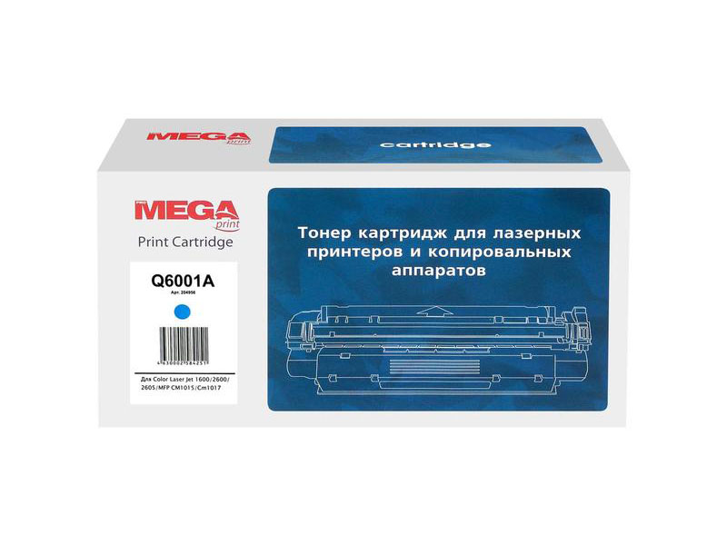 

Картридж ProMega Print (124A Q6001A) Cyan для HP CM1015mfp/CM1017mfp 204956, 204956