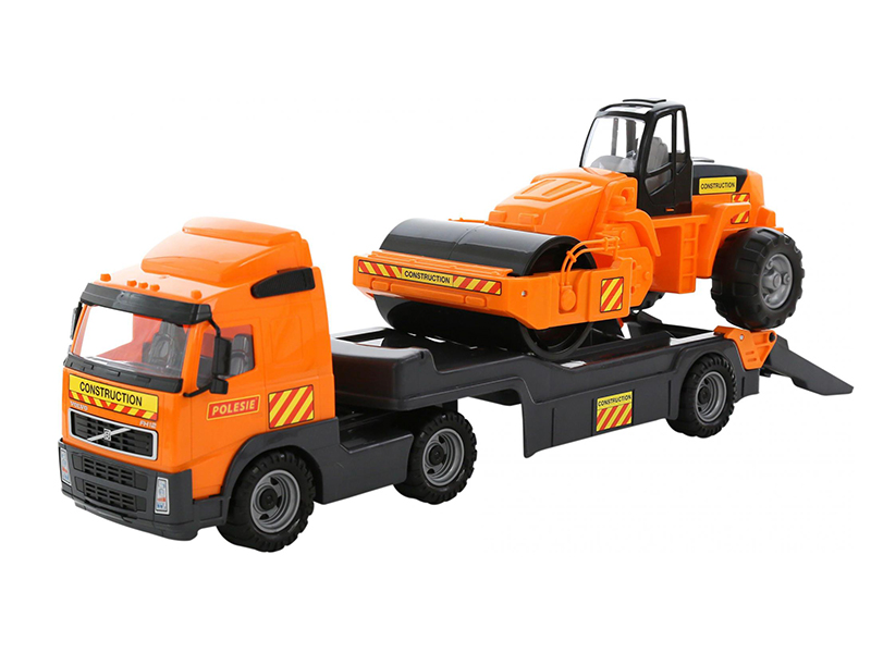 

Игрушка Полесье Трейлер Volvo с катком (8855), 8855