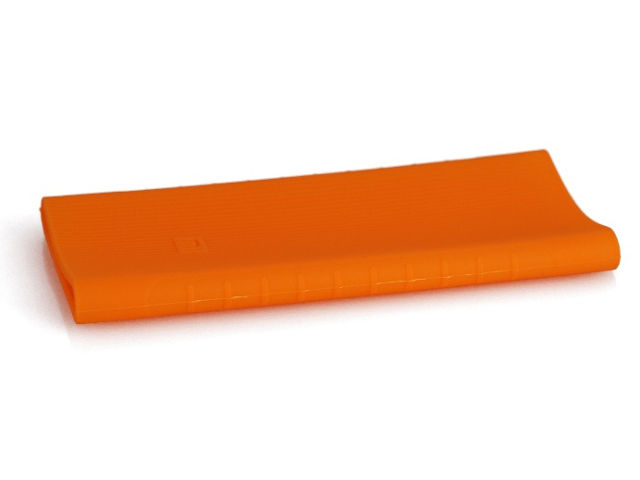 фото Чехол xiaomi silicone case for mi power bank 2 plm09zm 10000mah 2xusb orange