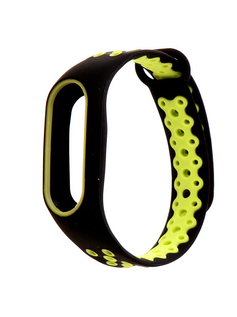

Aксессуар Ремешок Activ for Xiaomi Mi Band 2 Sport N Silicone Black-Green 83784, Xiaomi Mi Band 2 Sport N