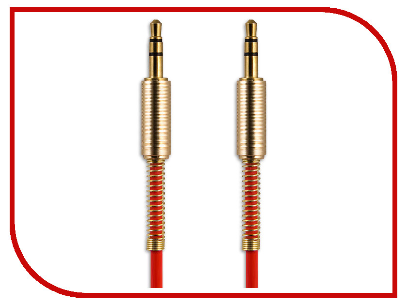 фото Аксессуар Belsis Jack 3.5mm - Jack 3.5mm 1m Red BS3017