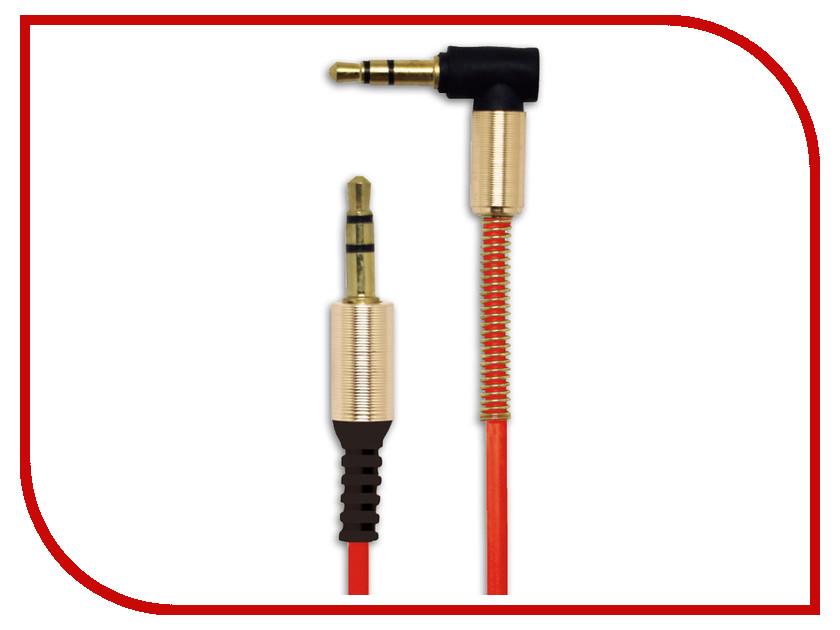 фото Аксессуар Belsis Jack 3.5mm - Jack 3.5mm 1m Red BS3011