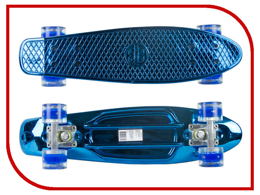 

Скейт Maxcity MC Plastic Board Metallic Small Blue