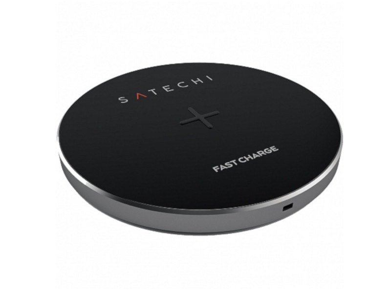 фото Зарядное устройство satechi wireless charging pad gray st-wcpm