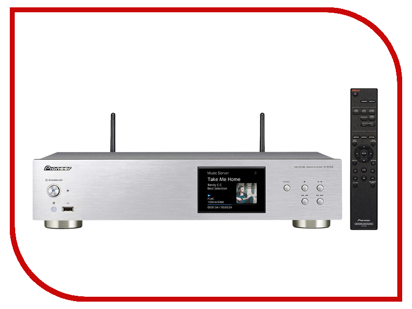 

Сетевой аудио проигрыватель Pioneer N-30 Silver