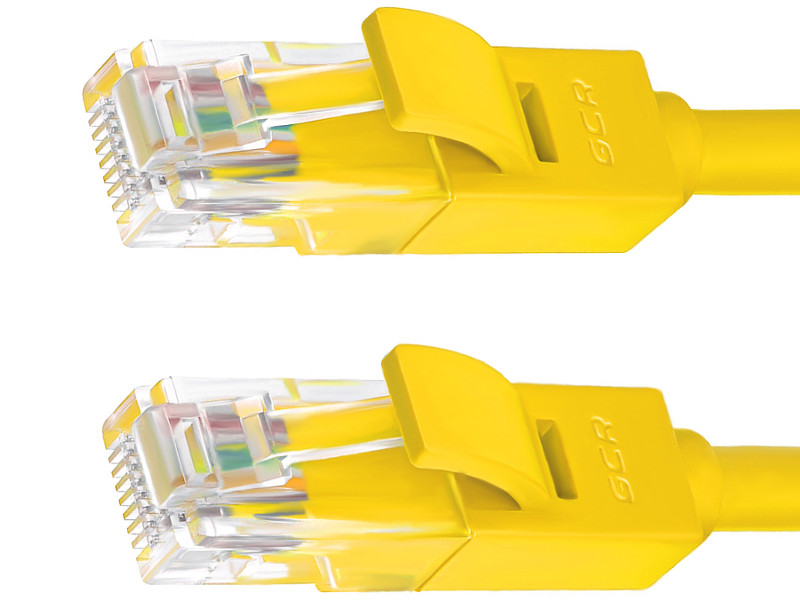 фото Сетевой кабель Greenconnect UTP 24AWG cat.5e RJ45 T568B 3m Yellow GCR-50704