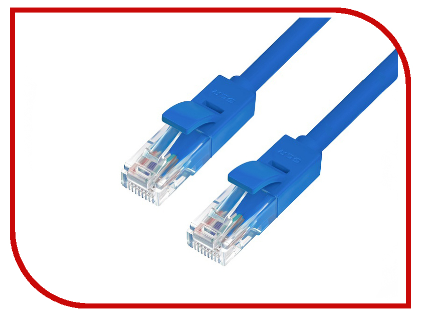 

Сетевой кабель Greenconnect UTP 24AWG cat.5e RJ45 T568B 0.5m Blue GCR-50678