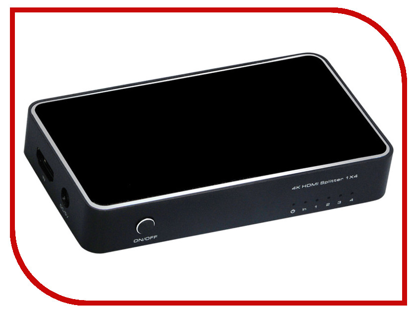 

Сплиттер Greenconnect Greenline v1.4 HDMI x1 - HDMI x4 GL-v104K