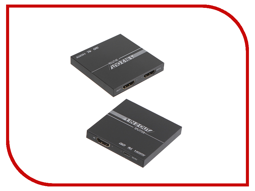 

Сплиттер Greenconnect Greenline v1.4 HDMI x1 - HDMI x2 GL-v102K