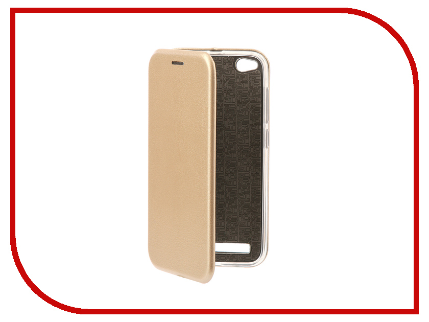 

Аксессуар Чехол-книга Xiaomi Redmi 5A Innovation Book Silicone Gold 11443