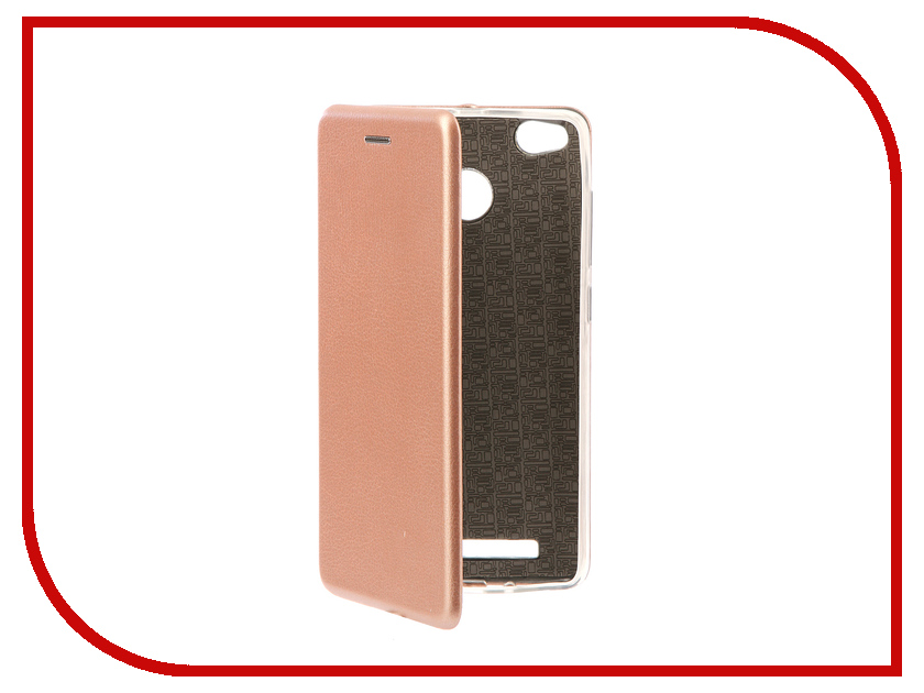 

Аксессуар Чехол-книга Xiaomi Redmi 3S Innovation Book Silicone Rose Gold 11455