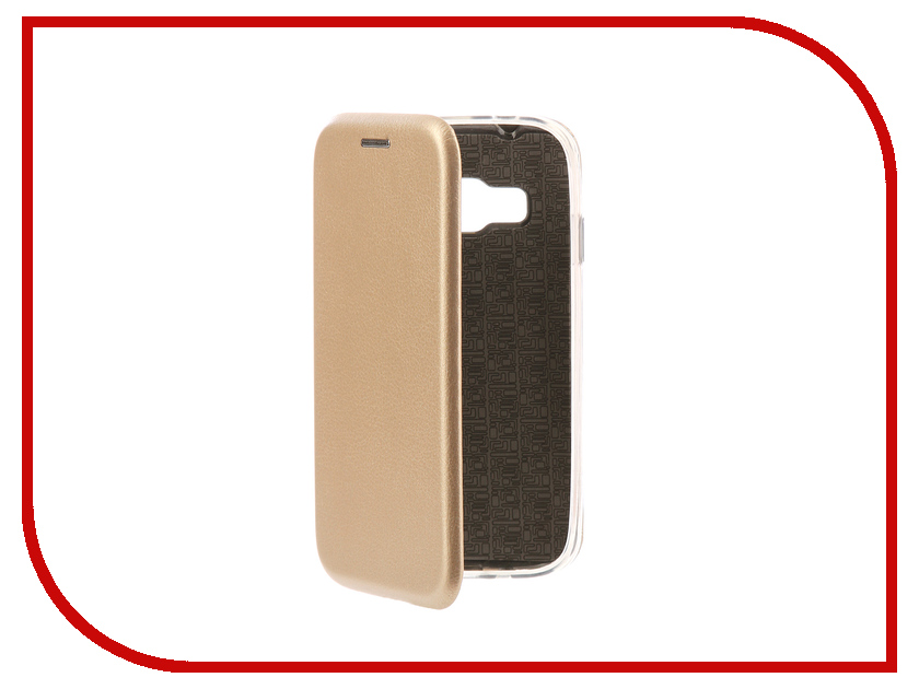 

Аксессуар Чехол-книга Samsung Galaxy J1 Mini Prime Innovation Book Silicone Gold 11479