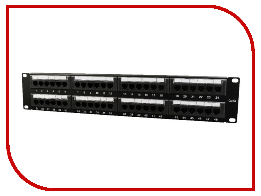 

Коммутационная панель Коммутационная панель Gembird Cablexpert NPP-C548CM-001