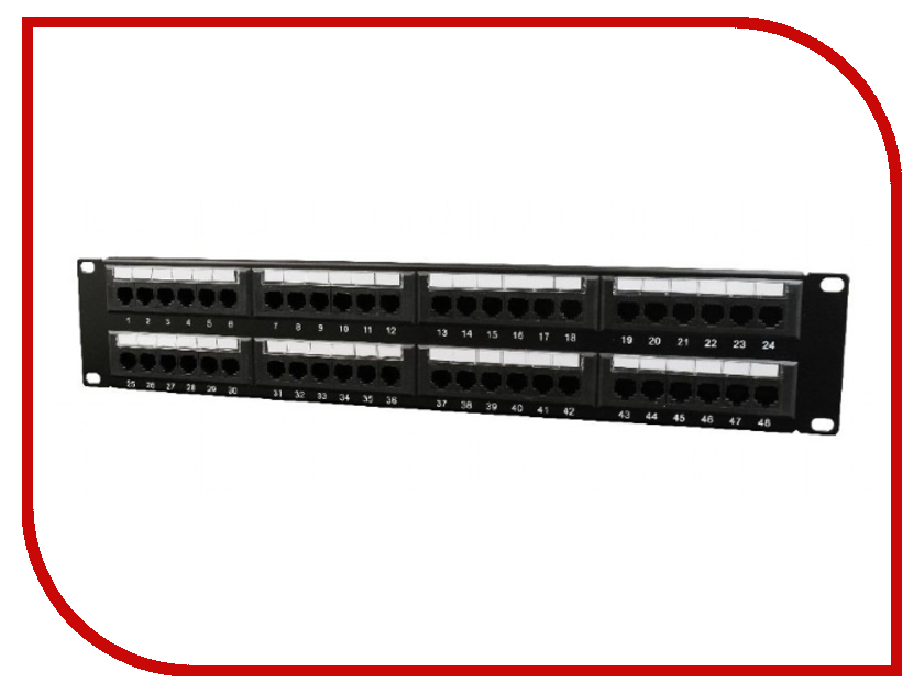 

Коммутационная панель Коммутационная панель Gembird Cablexpert NPP-C648CM-001
