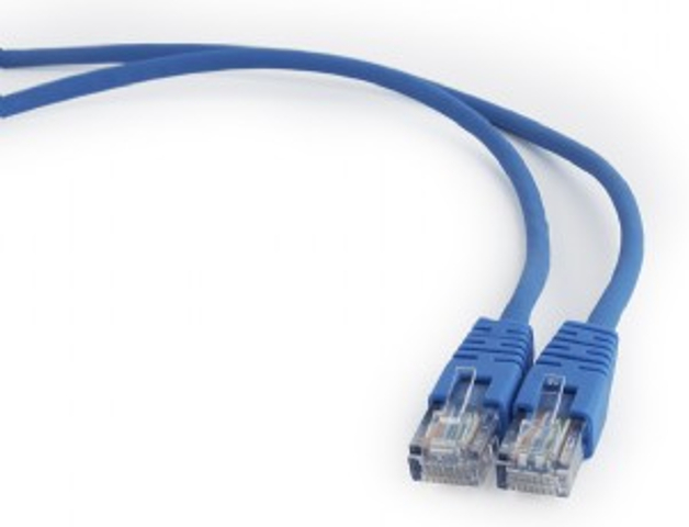 фото Сетевой кабель gembird cablexpert utp cat.5e 1.5m blue pp12-1.5m/b