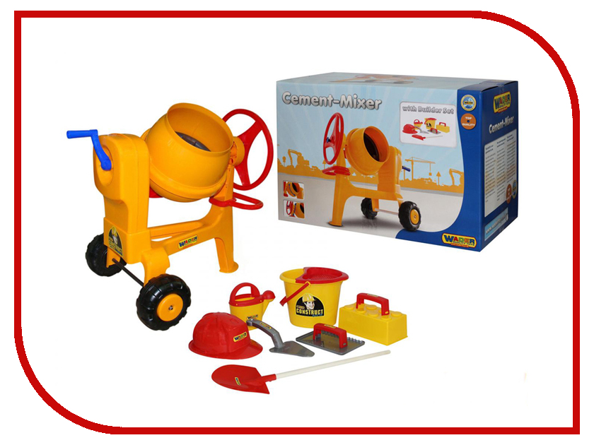 

Машина Бетономешалка "Construct" + Набор каменщика №7 "Construct" (50649)
