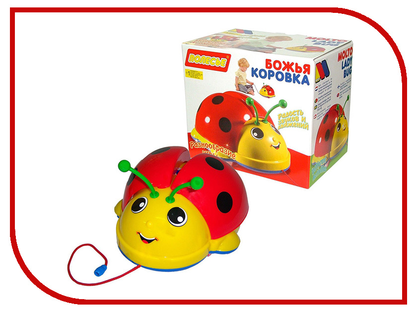 

Каталка Полесье Божья коровка 9158