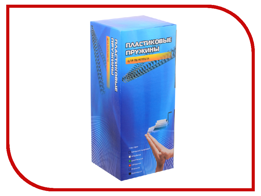 

Пружины для переплета Office Kit 22мм 50шт Black BP2066