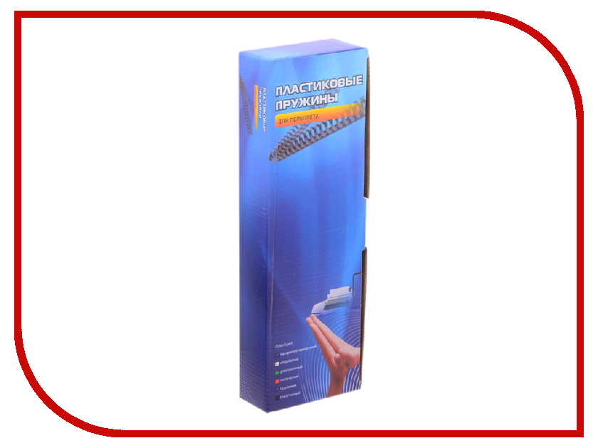 

Пружины для переплета Office Kit 6мм 100шт White BP2001