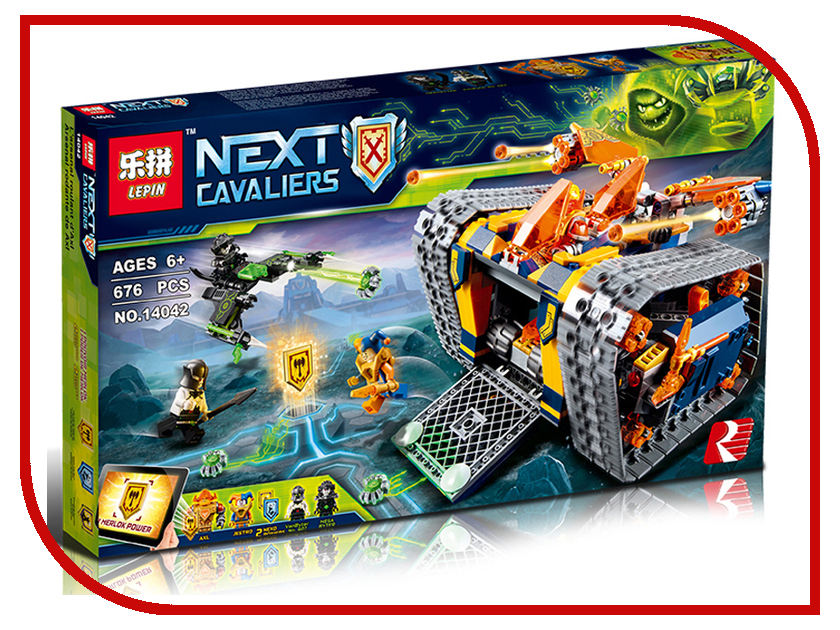 

Конструктор Lepin Мобильный арсенал Акселя 14042