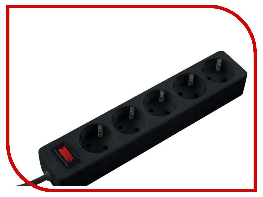 

Сетевой фильтр Космос 5 Socket 3m Black FKsm3m-5g