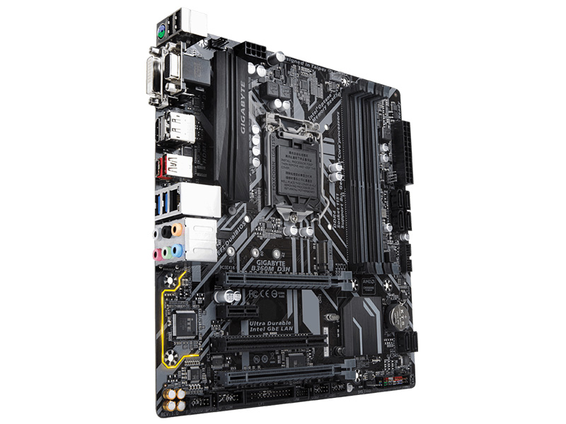 

Материнская плата GIGABYTE B360M D3H (rev. 1.0), B360M D3H