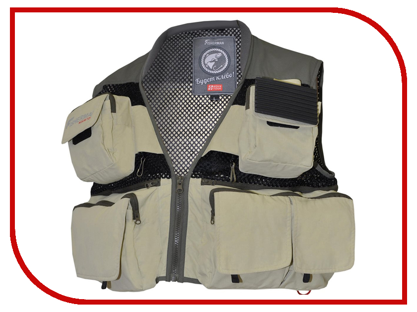 

Жилет Nova Tour Fisher Man Профи Лайт Khaki XXL 95733-530-XXL