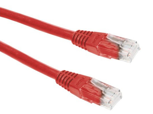 цена Сетевой кабель ExeGate UTP cat.5e 1m Red 258673