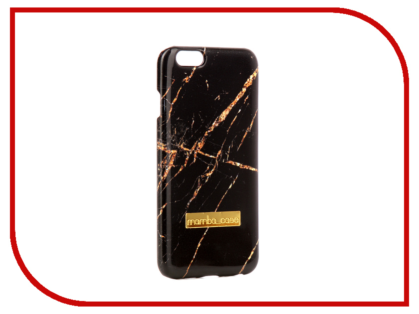 

Аксессуар Чехол Mamba Case Black-Gold APPLE iPhone 6 / 6S