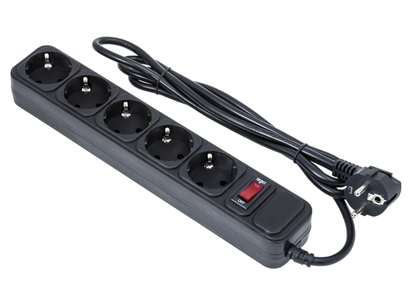 фото Сетевой фильтр exegate 5 sockets 3m sp-5-3b black 221185