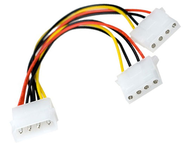 Аксессуар Кабель ExeGate Molex (IDE) - 2xMolex (IDE) 15cm EX261530RUS аксессуар кабель atcom 6 pin 2x molex at6185
