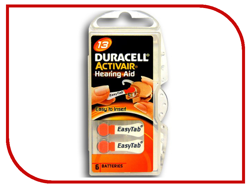 

Батарейка Duracell ActiveAir Nugget Box ZA13 DA13/6BL