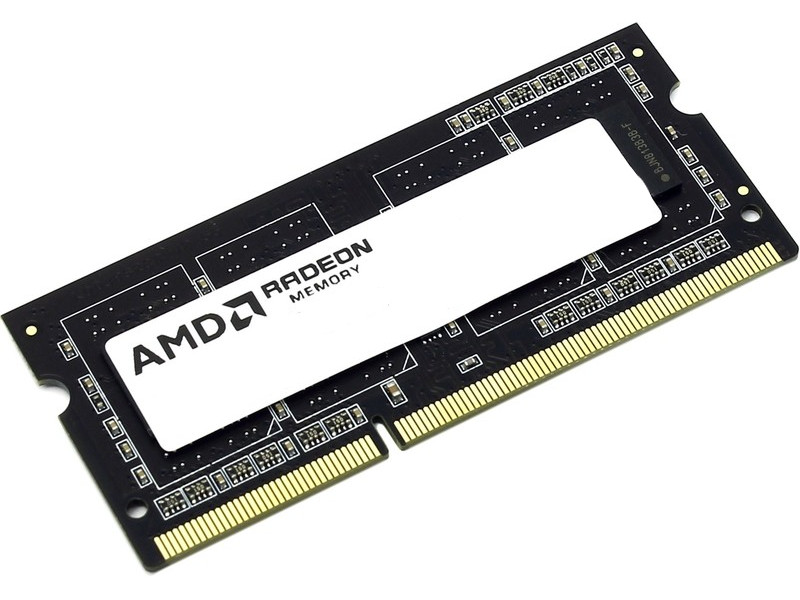 

Модуль памяти AMD DDR3 SO-DIMM 1600MHz PC3-12800 CL11 - 4Gb R534G1601S1S-U