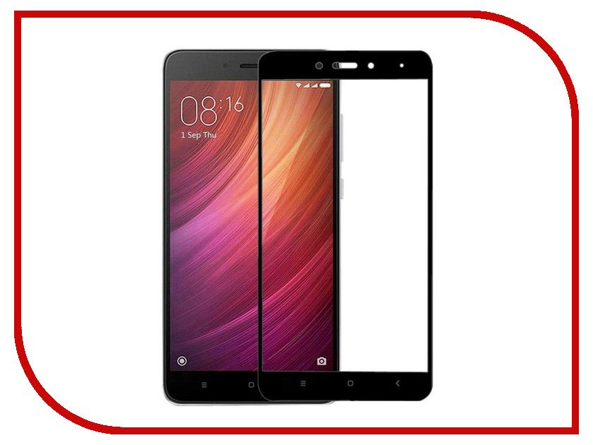 

Аксессуар Защитное стекло Xiaomi Redmi Note 4 LuxCase 2.5D Black Frame 77853