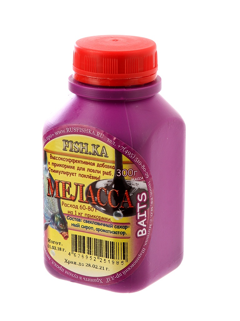 

Приманка Fish.ka Меласса Ваниль 300g