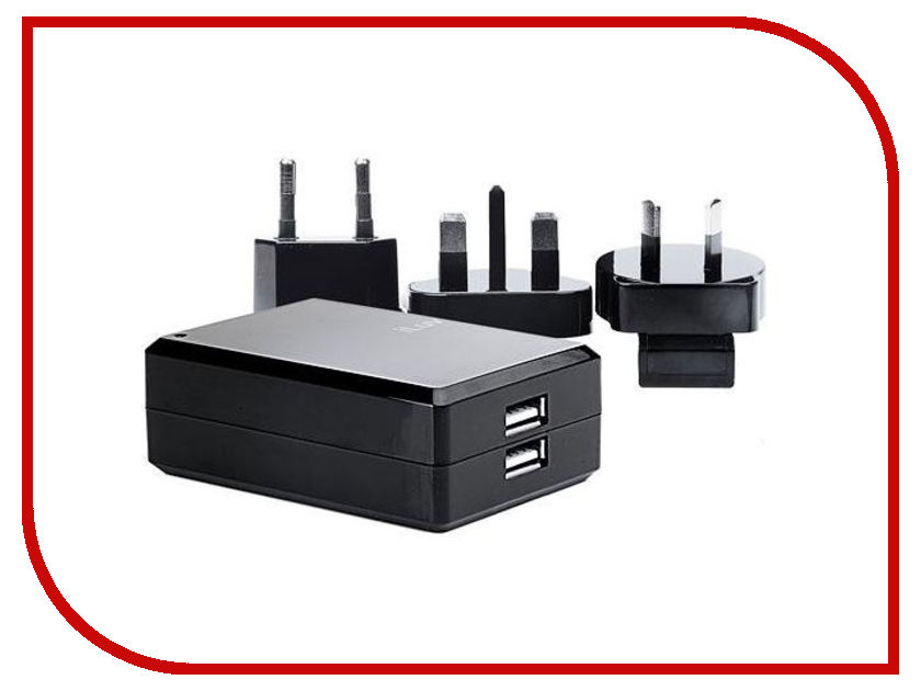 

Зарядное устройство iLuv Traver Adapter Kit 2USB 1A